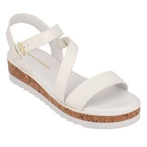 Marc Fisher Women's Grandie Wedge Sandal Size 10